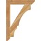 Ekena Millwork Balboa Slat Rough Sawn Bracket, Western Red Cedar, 4"W x 28"D x 40"H BKT04X28X40BOA06RWR - alternate 2